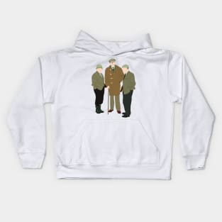 Compo, Clegg and Foggy, Last of the Summer Wine Kids Hoodie